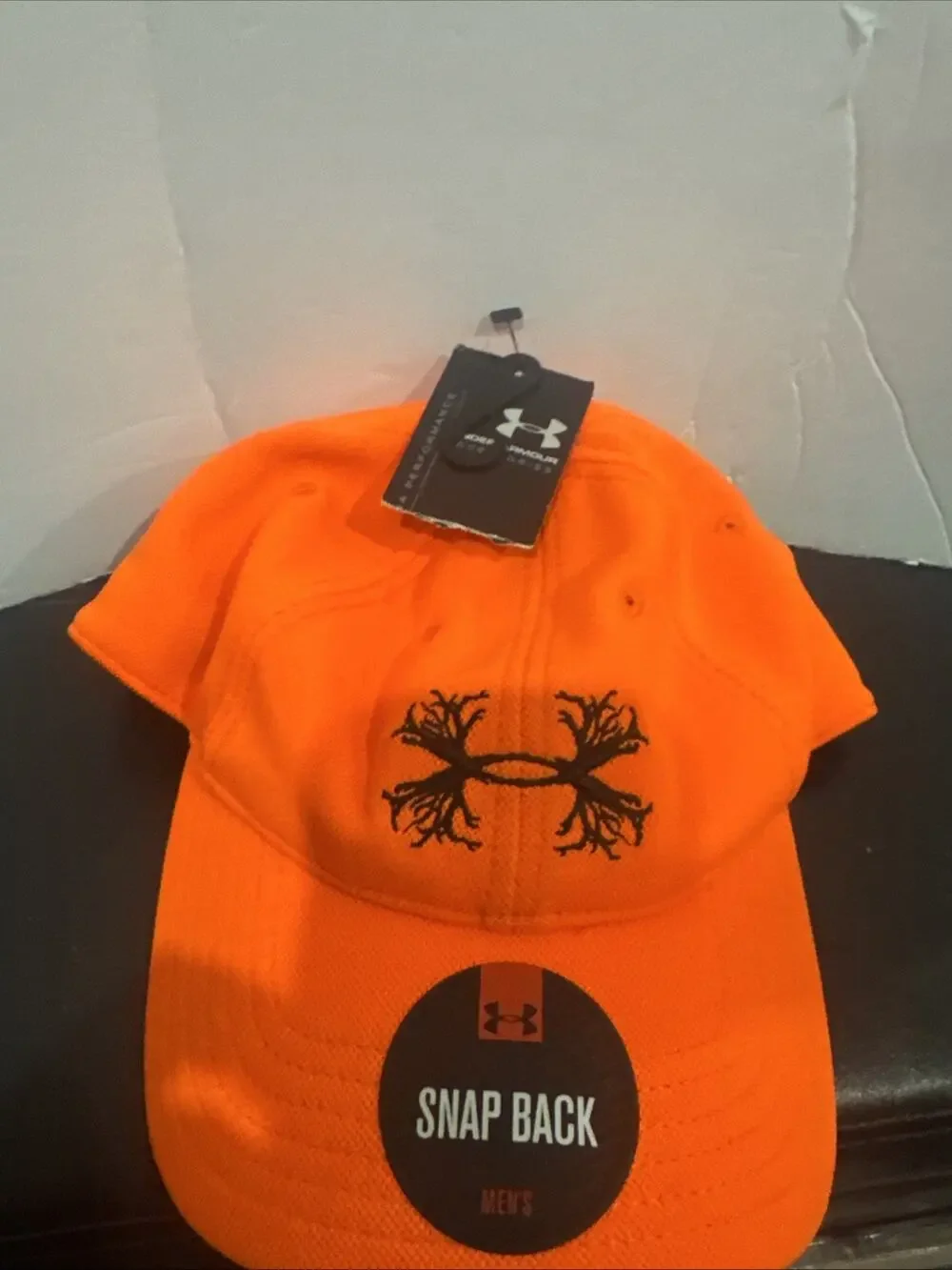 Under Armour 1226433 Blaze Orange Hunting Antler Snapback NWT Men’s Hat